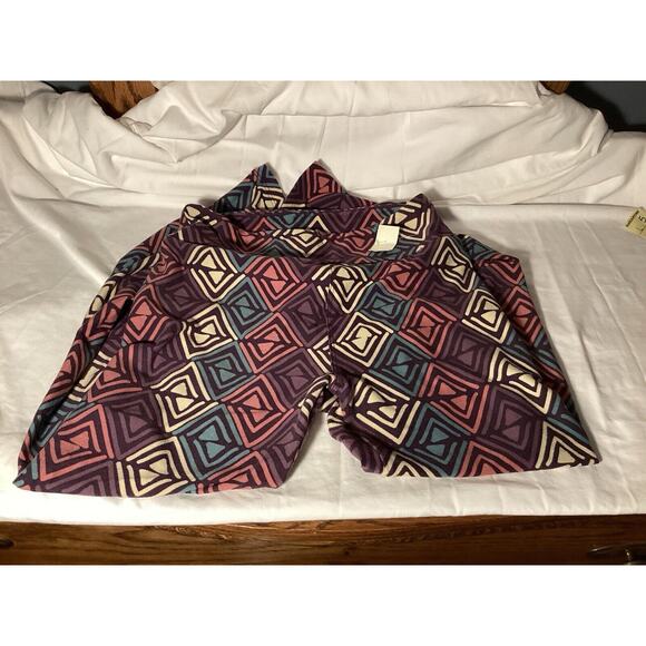 Lot Of 2‎ LulaRoe Leggings OS 0-10 Geometric Comfy - Picture 3 of 4
